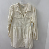 AMERICAN EAGLE WOMEN'S DRESS cream M