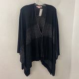 IN EVERY STORY WOMEN'S PONCHO/CAPE black silver