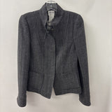 ARMANI COLLEZIONI WOMEN'S BLAZER/JACKET grey black S/40