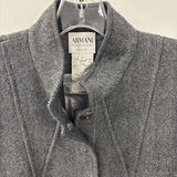 ARMANI COLLEZIONI WOMEN'S BLAZER/JACKET grey black S/40