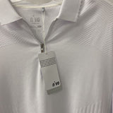 N VO WOMEN'S PLUS TOP white geo XXL