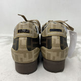 FENDI WOMEN'S SNEAKERS brown beige 38.5