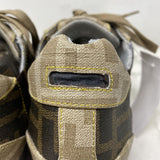 FENDI WOMEN'S SNEAKERS brown beige 38.5