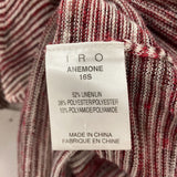 IRO WOMEN'S SWEATER red white S