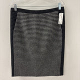 J CREW WOMEN'S SKIRT black grey 8