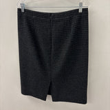 J CREW WOMEN'S SKIRT black grey 8