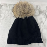 THE CASHMERE SHOP WOMEN'S HAT black