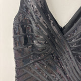 TADASHI SHOJI WOMEN'S TOP black 10
