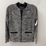 ROOTS WOMEN'S CARDIGAN black white XS