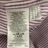 BROOKS BROTHERS WOMEN'S BLOUSE/SHIRT purple white 16