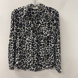 LOFT WOMEN'S BLOUSE/SHIRT white/black XSP