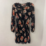 White House Black Market WOMEN'S DRESS black pink 0/XS