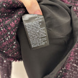 White House Black Market WOMEN'S BLAZER/JACKET black purple 4