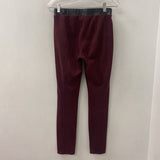 White House Black Market WOMEN'S LEGGINGS burgundy 00