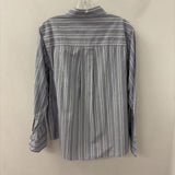 Banana Republic WOMEN'S BLOUSE/SHIRT blue white L