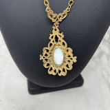 WOMEN'S NECKLACE gold green purple