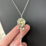 WOMEN'S NECKLACE silver ivory