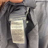 Banana Republic WOMEN'S BLOUSE/SHIRT navy white stripe M