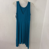 EILEEN FISHER WOMEN'S DRESS teal S
