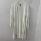 CHICOS WOMEN'S CARDIGAN white L/XL/3