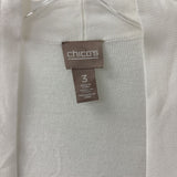 CHICOS WOMEN'S CARDIGAN white L/XL/3