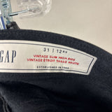 GAP WOMEN'S PANTS black 12R/S