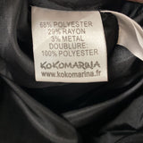 KOKOMARINA WOMEN'S SKIRT black metallic M