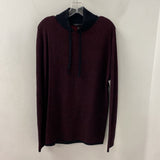 SARAH PACINI WOMEN'S SWEATER red black mix M/L