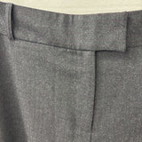 MELANIE LYNE WOMEN'S PANTS grey burgundy pinstripe 12