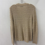 WOMEN'S CARDIGAN beige gold mix M