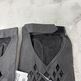 WOMEN'S GLOVES/MITTS grey L