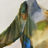 MELANIE LYNE WOMEN'S BLOUSE/SHIRT yellow multi colour L