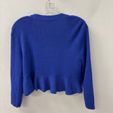 TALBOTS WOMEN'S CARDIGAN blue M