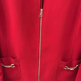 MELANIE LYNE WOMEN'S COAT red 10