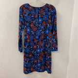 HATLEY WOMEN'S DRESS red and blue floral print XS