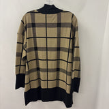 CLEO WOMEN'S TOP camel black check XLP