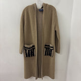 WOMEN'S CARDIGAN camel black XL