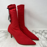 ZARA WOMEN'S BOOTS red 41