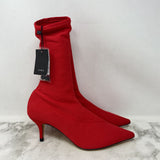 ZARA WOMEN'S BOOTS red 41