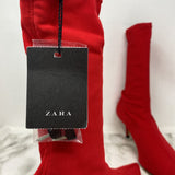 ZARA WOMEN'S BOOTS red 41