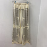 H&M WOMEN'S PANTS cream black S
