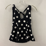 ZARA WOMEN'S TOP black white S