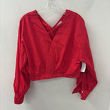 WOMEN'S BLOUSE/SHIRT red M