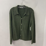 ABERCROMBIE & FITCH WOMEN'S CARDIGAN green XL
