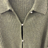 ABERCROMBIE & FITCH WOMEN'S CARDIGAN green XL