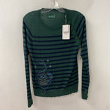 ZADIG & VOLTAIRE WOMEN'S CASHMERE green navy XS