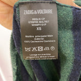 ZADIG & VOLTAIRE WOMEN'S CASHMERE green navy XS