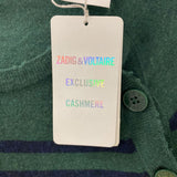 ZADIG & VOLTAIRE WOMEN'S CASHMERE green navy XS