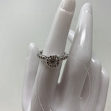 WOMEN'S RING silver bling 7