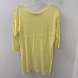 WOMEN'S SWEATER yellow white S